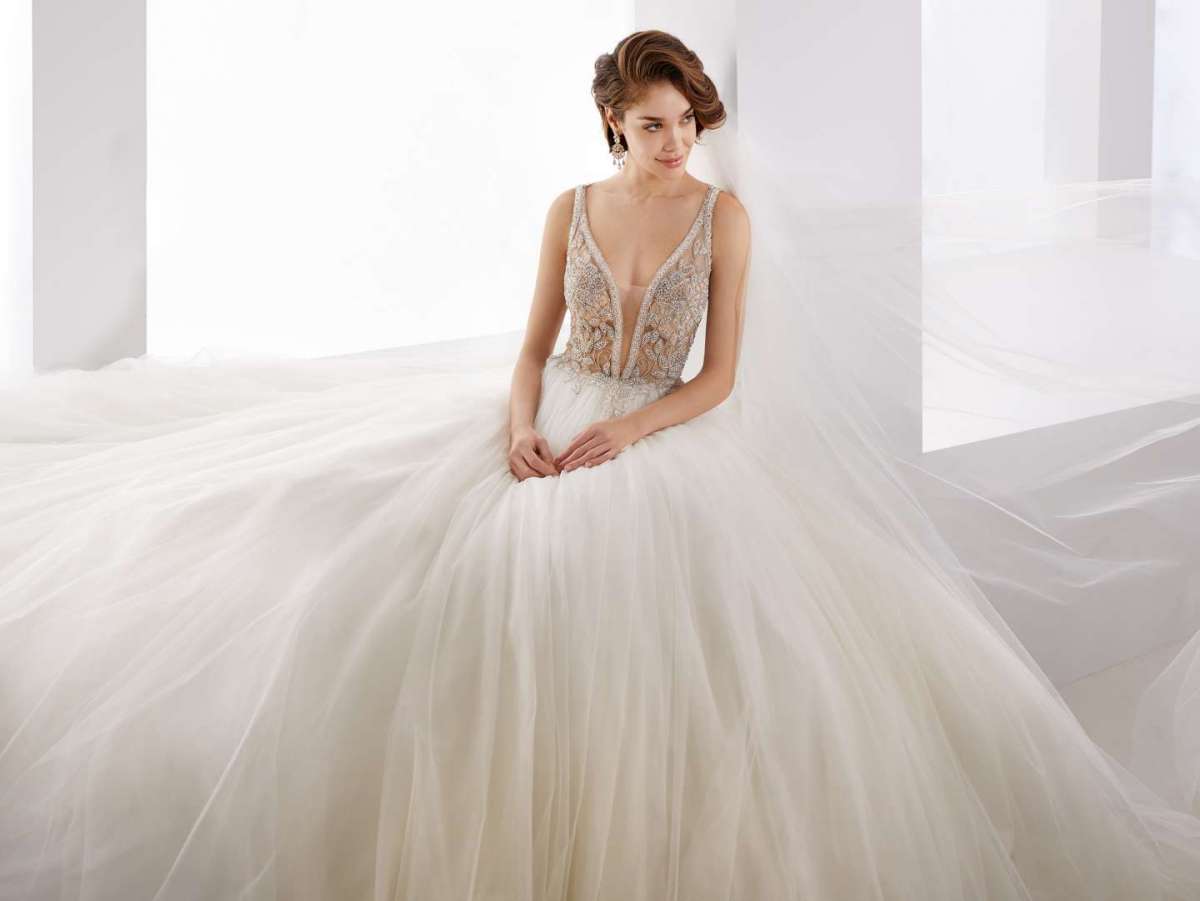 Abito da sposa gioiello in tulle Jolie