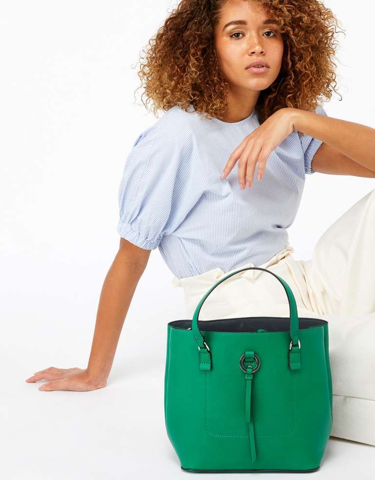 Borsa verde smeraldo Accessorize