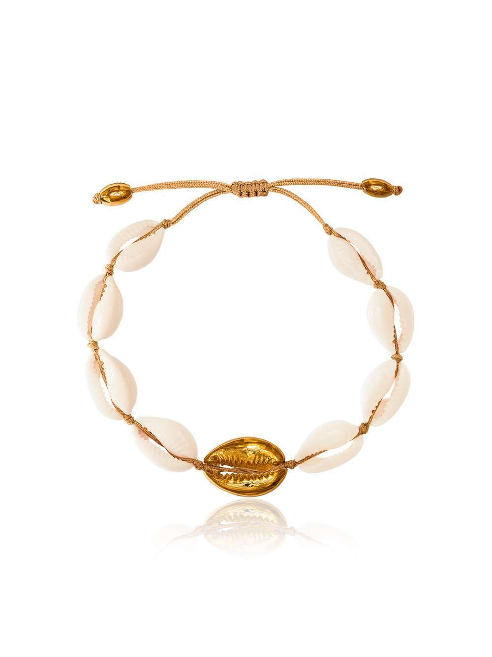 Bracciale con conchiglie Tohum in oro