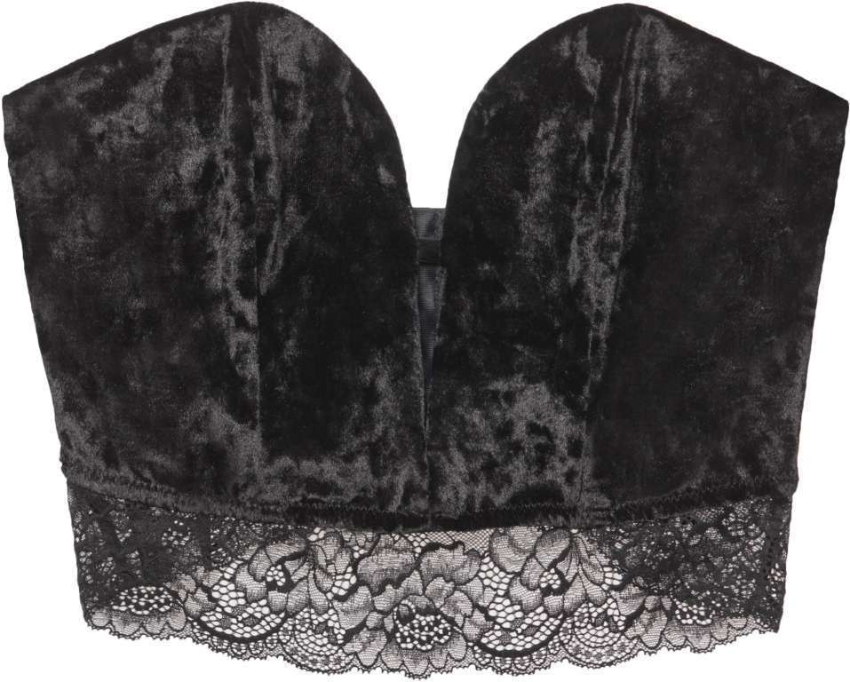 Bustier nero a cuore Intimissimi