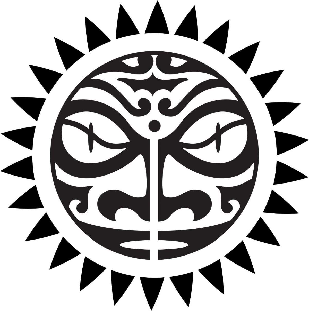 Esempio di sole maori