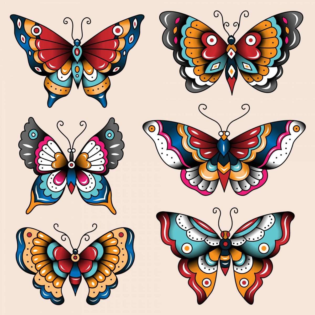 Farfalle per tatuaggi femminili