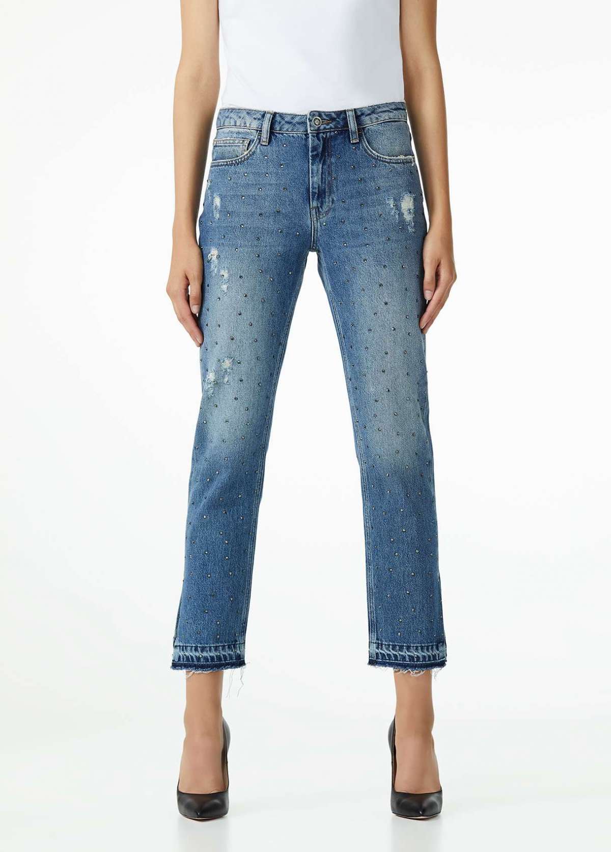 Jeans con applicazioni Liu Jo al prezzo di 149 euro