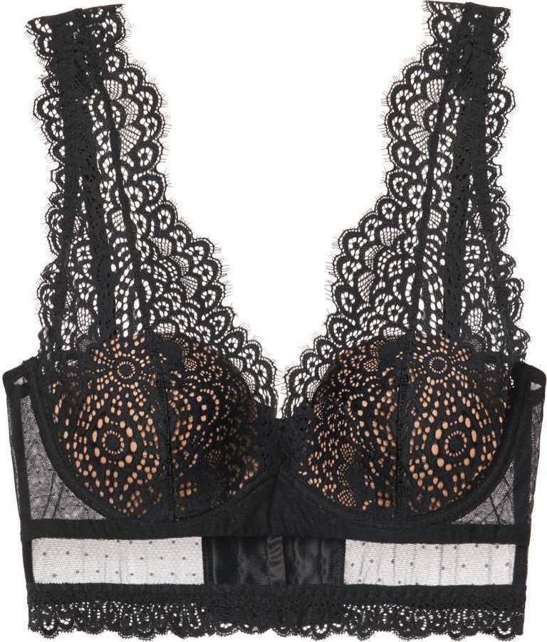 Reggiseno nero e nude Intimissimi