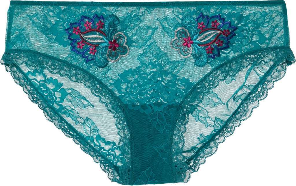 Slip verde acqua a fiori Intimissimi