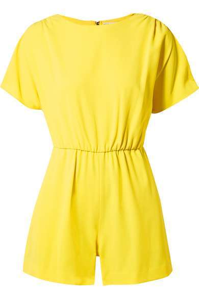 Tuta jumpsuit corta in crepe Alice and Olivia