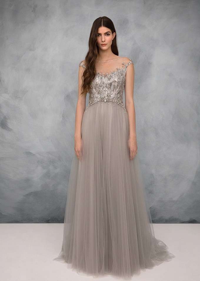 Vestito da cerimonia in tulle Jenny Packham