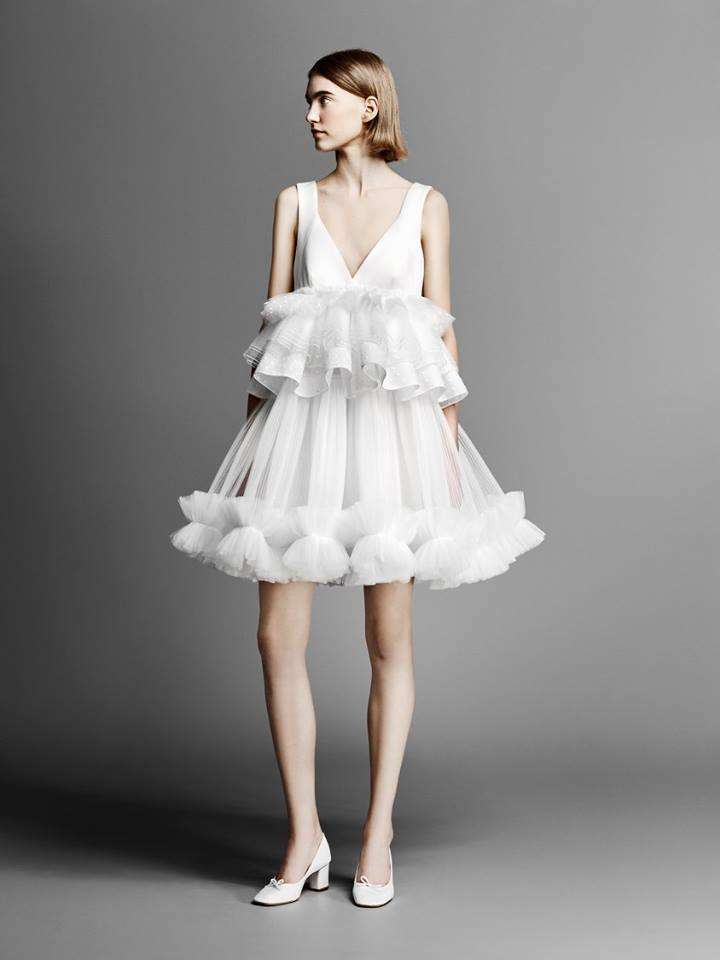 Vestito da sposa corto Viktor & Rolf