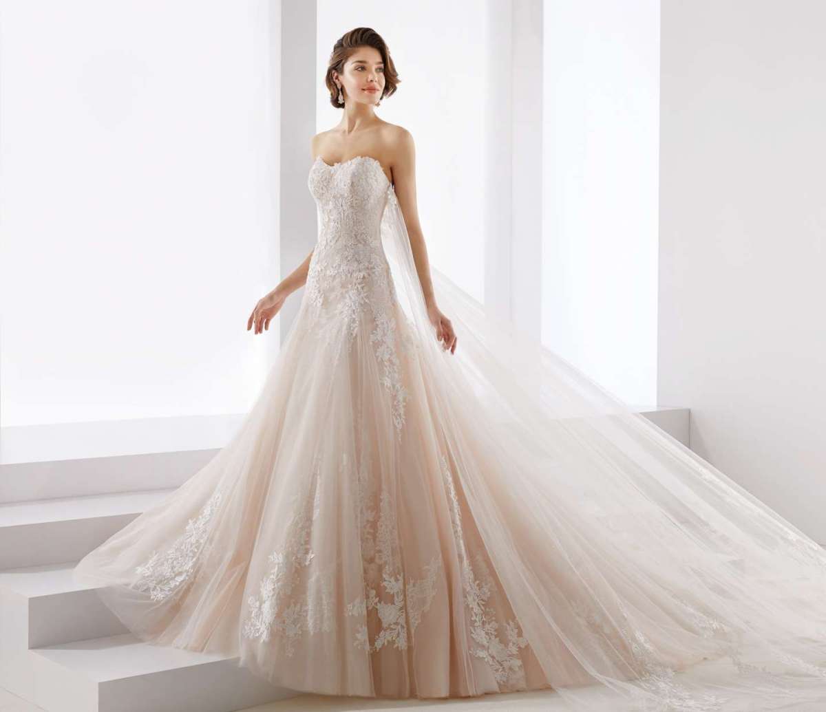 Vestito da sposa rosa Jolie