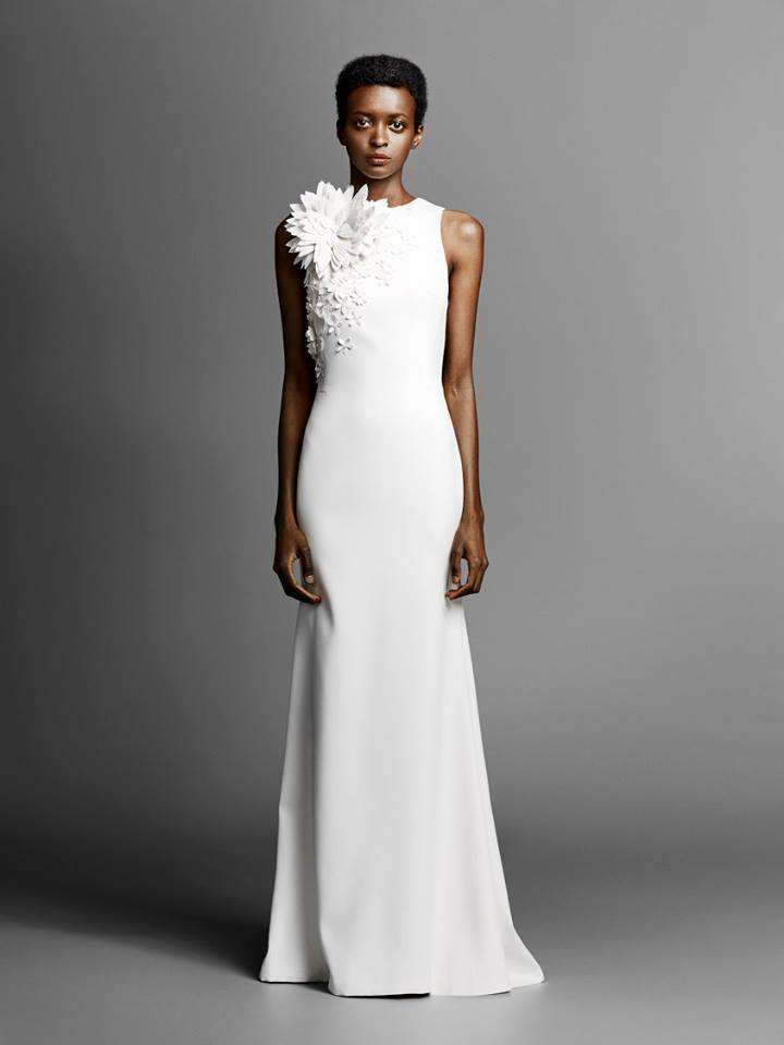 Vestito da sposa scivolato in seta Viktor & Rolf