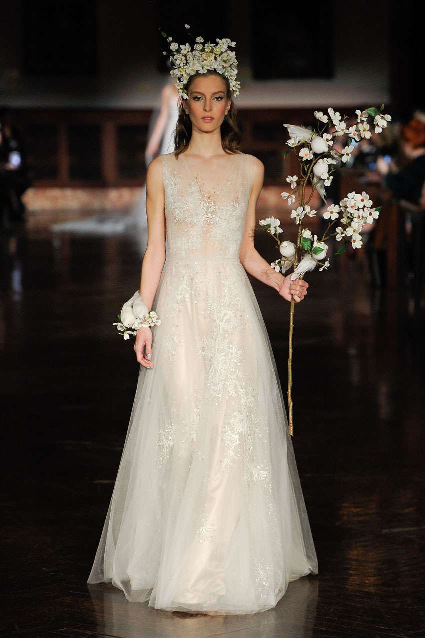 Vestito da sposa tattoo in pizzo Reem Acra