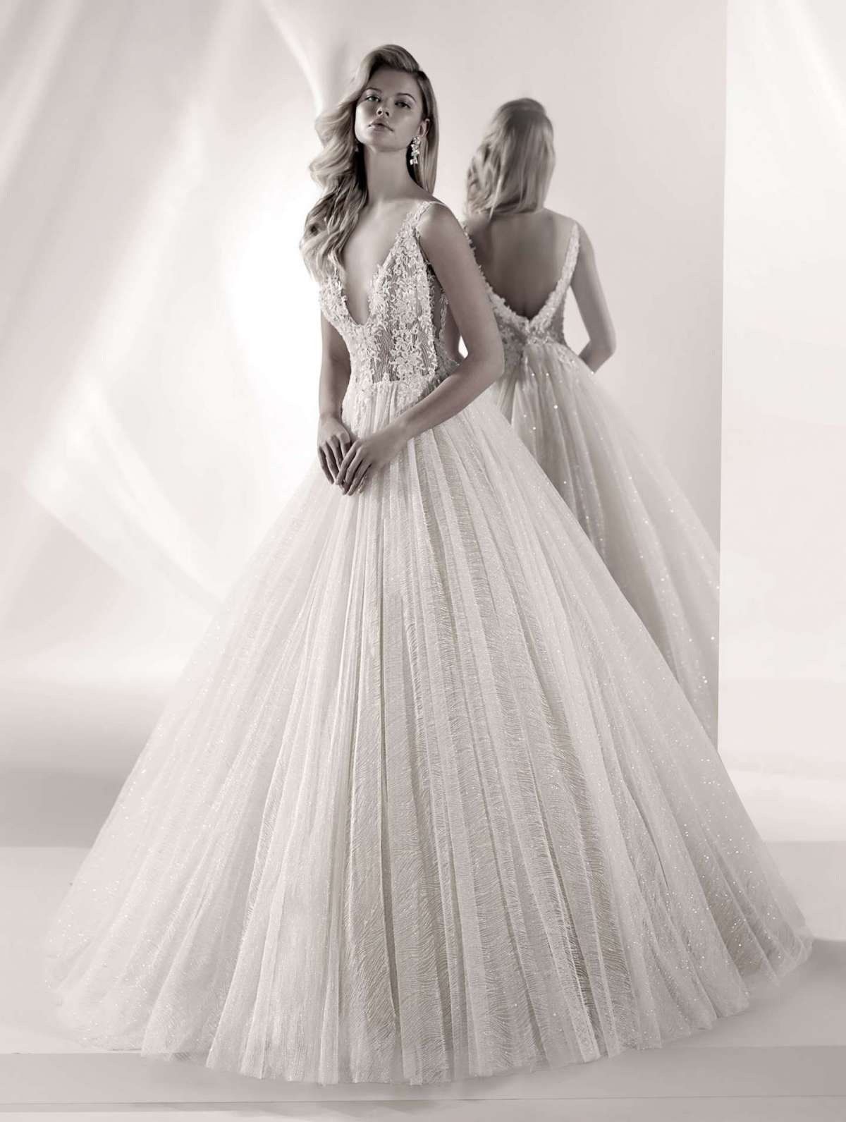 Abito da sposa in tulle e pizzo Nicole Luxury