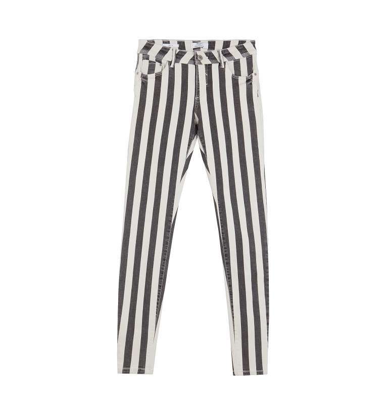 Pantaloni a righe Bershka