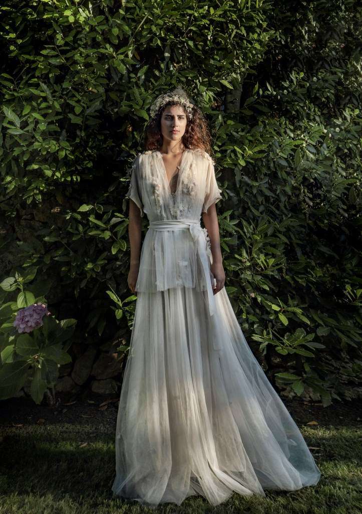 Vestito da sposa stile boho-chic Elisabetta Delogu