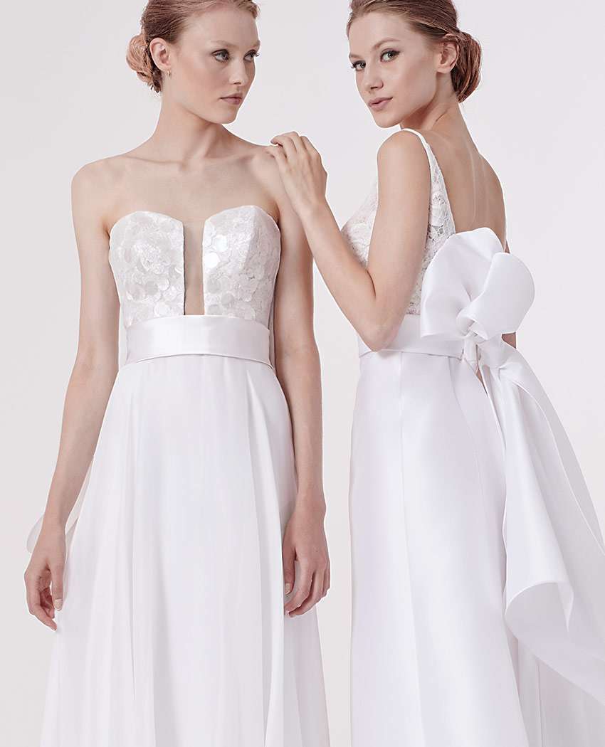 Abiti da sposa Giuseppe Papini, dettaglio