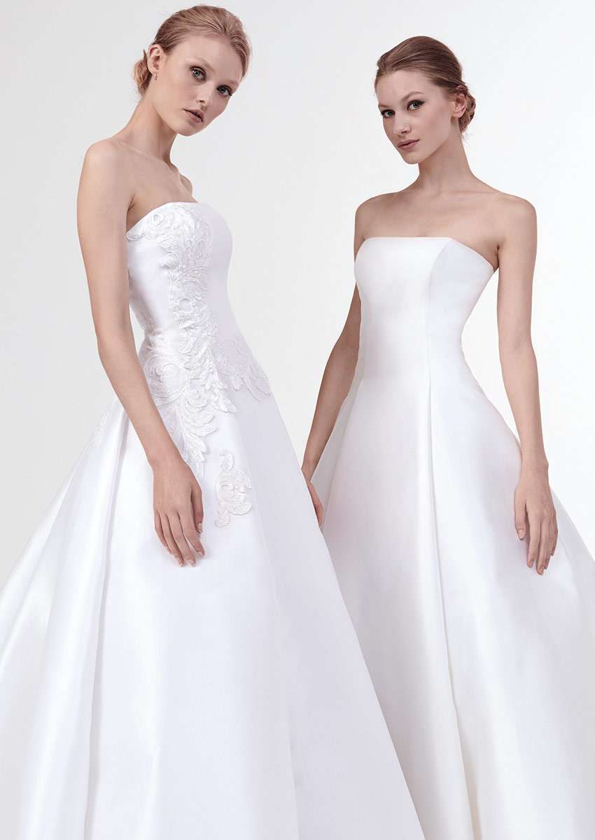 Abiti da sposa in mikado di seta Giuseppe Papini