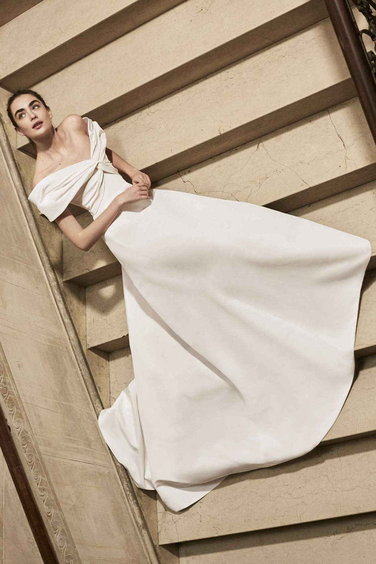 Abito da sposa ampio in seta Carolina Herrera