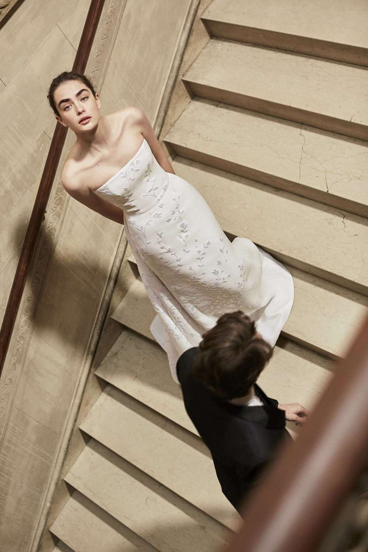 Abito da sposa scivolato in seta Carolina Herrera