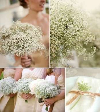 Bouquet particolare bianco