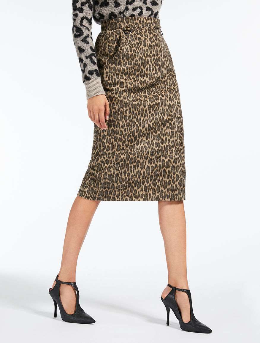 Gonna animalier a tubino Max Mara a 270 euro