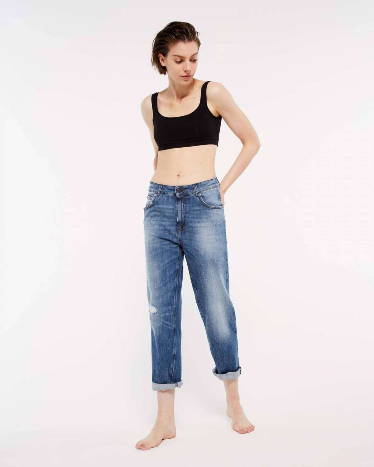 Jeans boyfriend Sisley a 69,95 euro