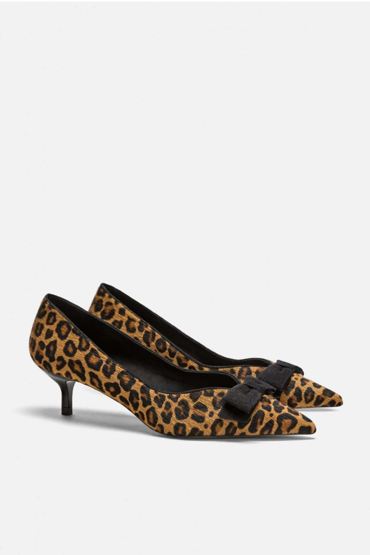 Scarpe con tacco animalier Zara