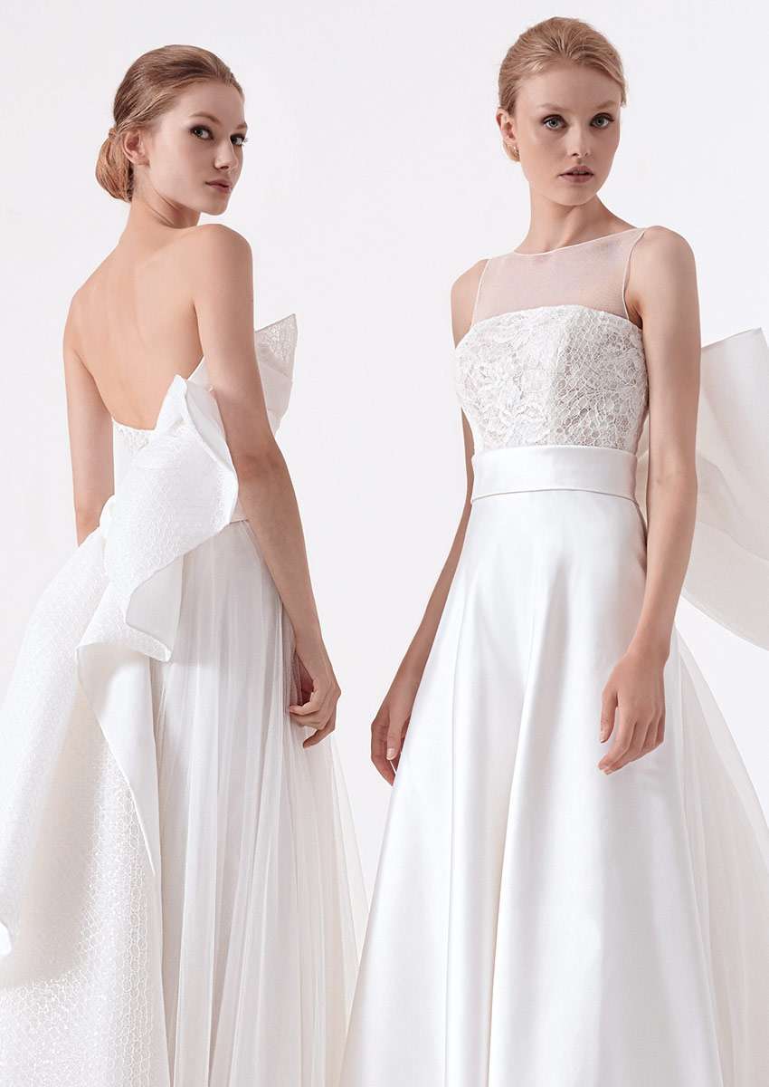 Vestiti da sposa in seta Giuseppe Papini