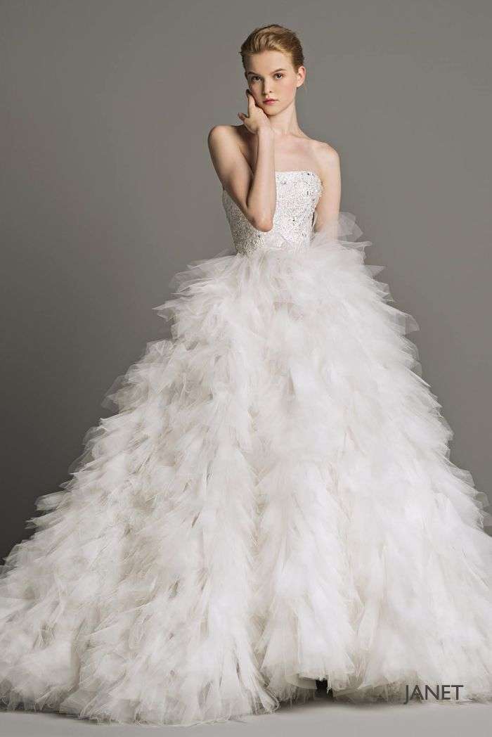 Vestito da sposa in tulle Peter Langner