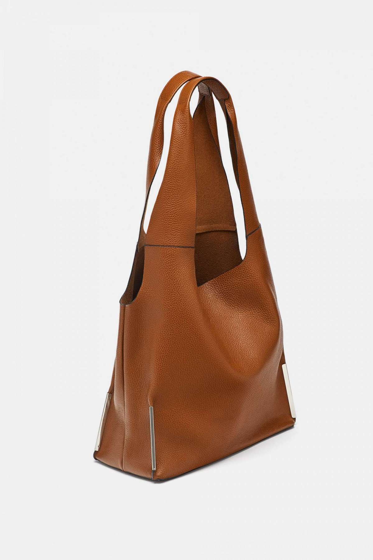 Borsa a spalla marrone Zara a 59,95 euro