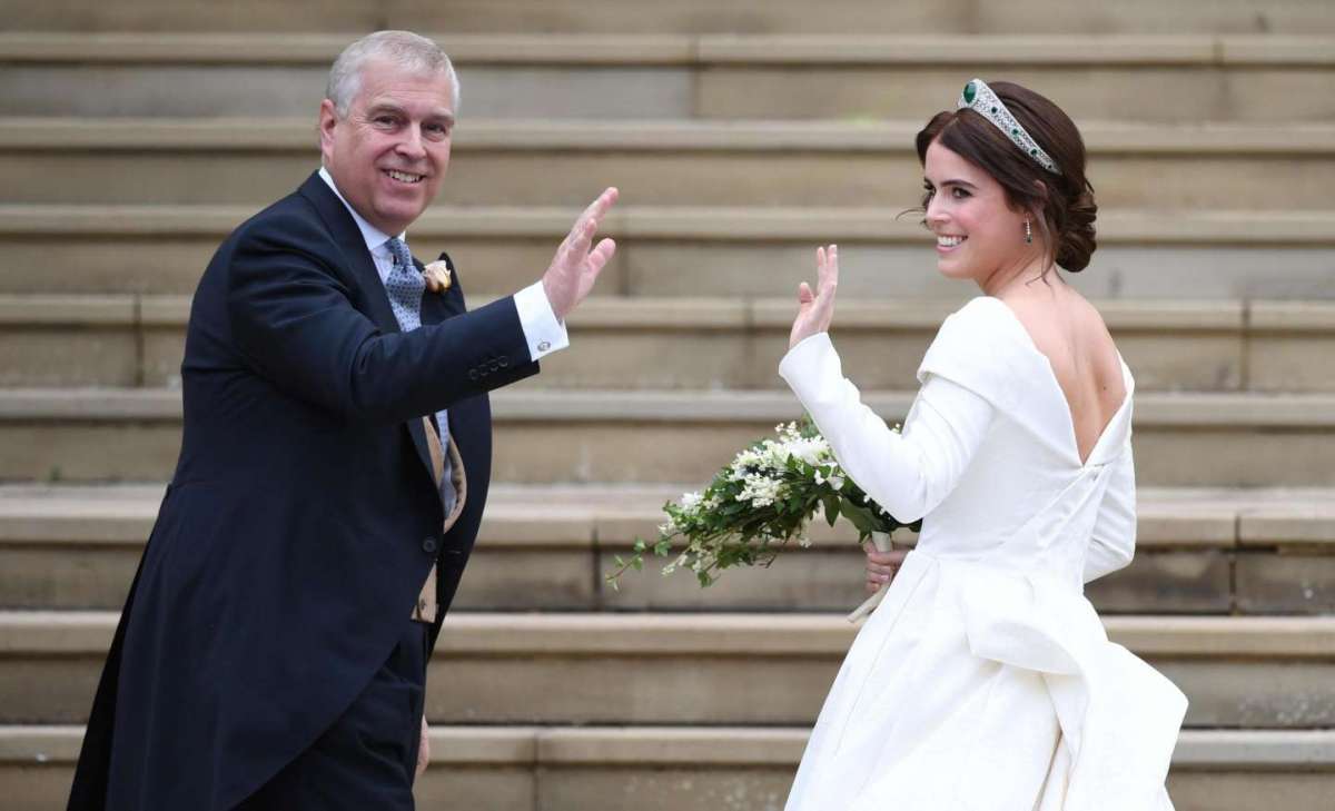 Eugenie e il principe Andrea