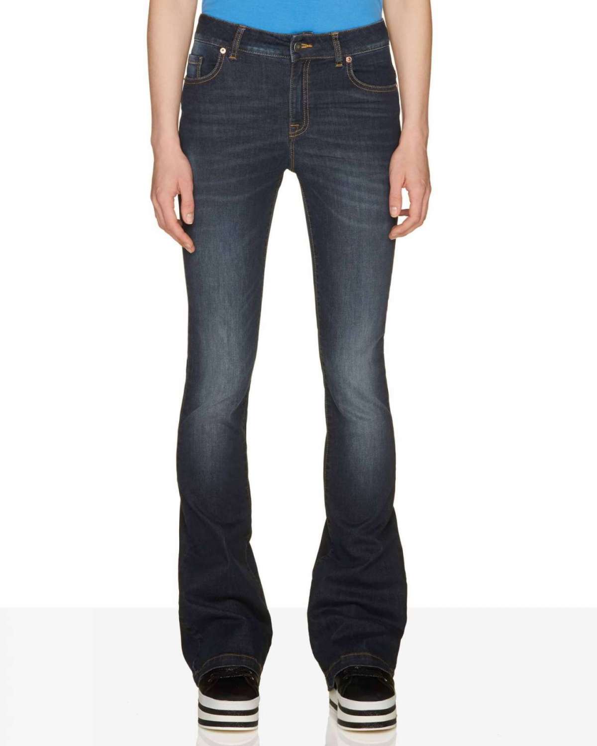 Jeans a zampa Benetton a 49,95 euro