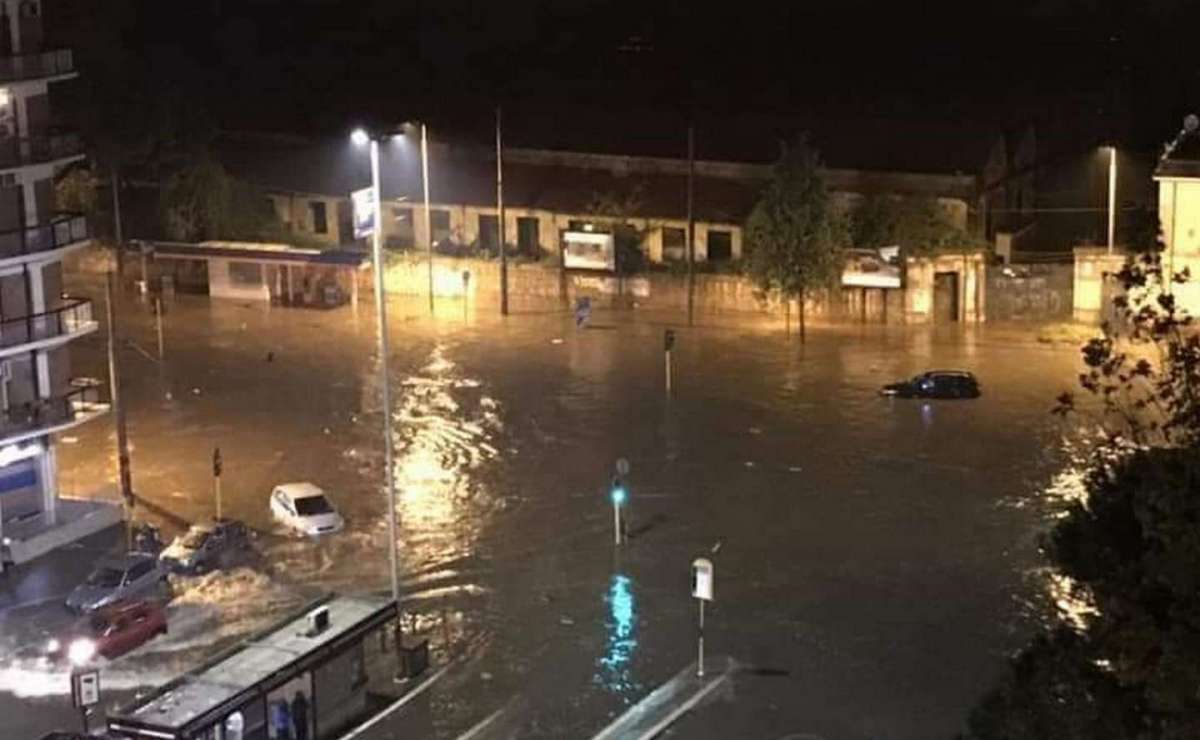 Panoramica allagamenti a Roma