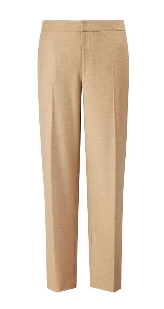 Pantaloni a palazzo beige Violeta by Mango