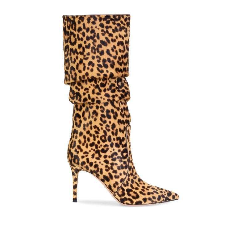 Stivali animalier maculati Gianvito Rossi