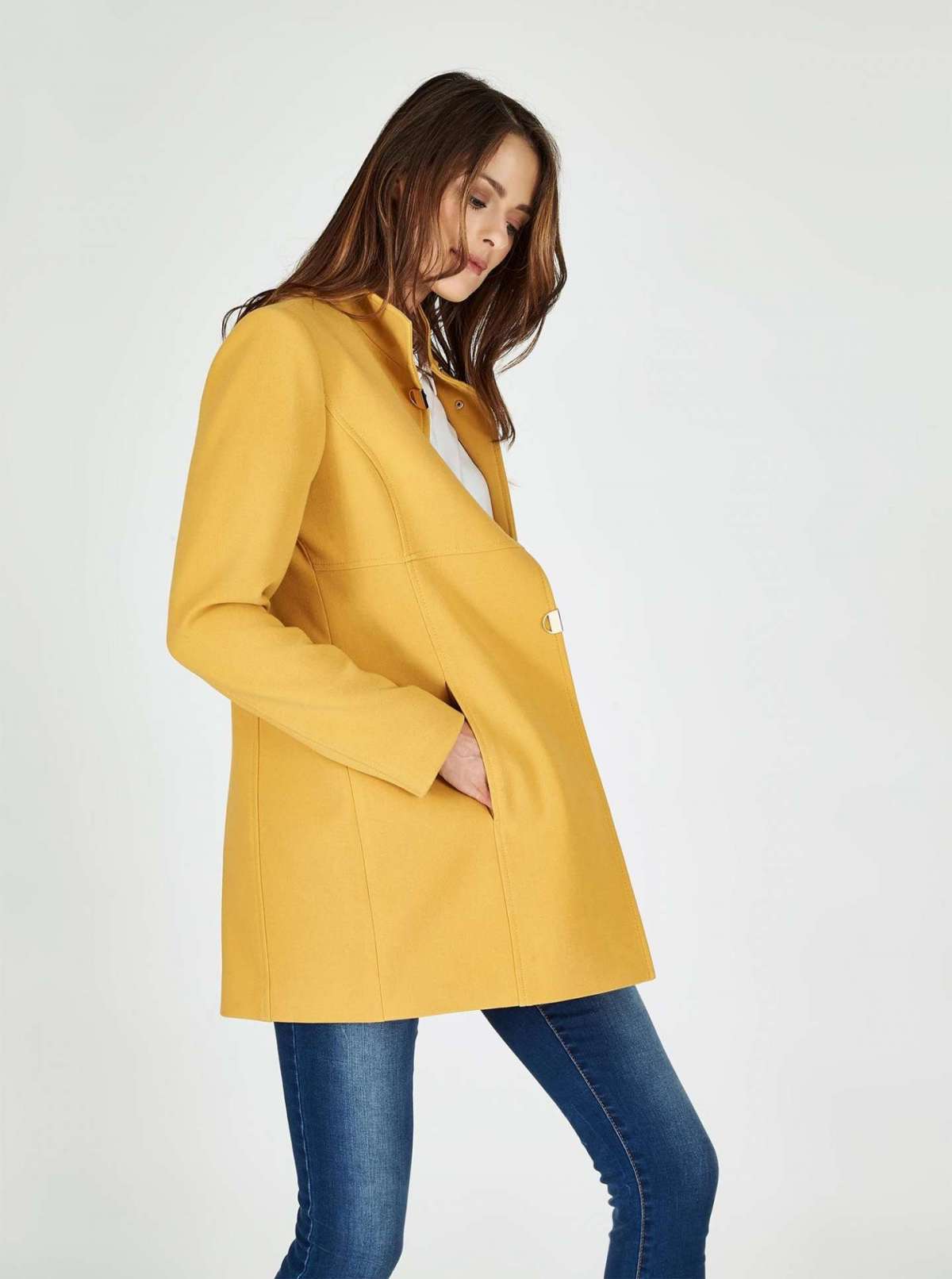 Cappotto giallo Piazza Italia a 59,95 euro