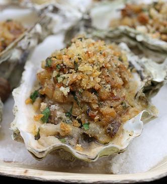Ostriche gratinate