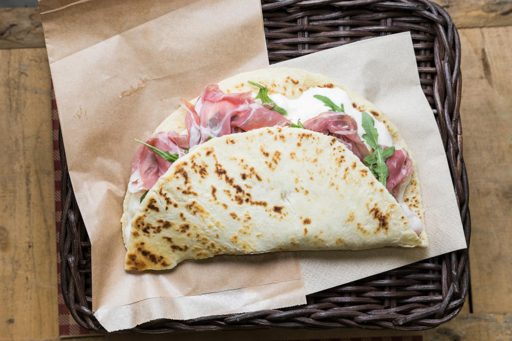 Piadina fatta in casa