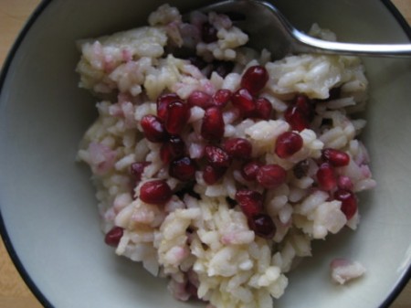 risotto melograno ricetta