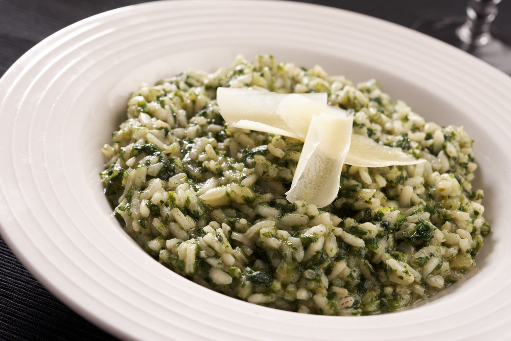 Risotto agli spinaci