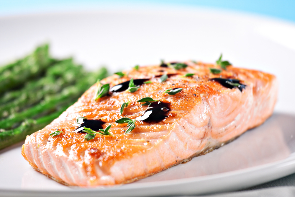 Salmone al forno light