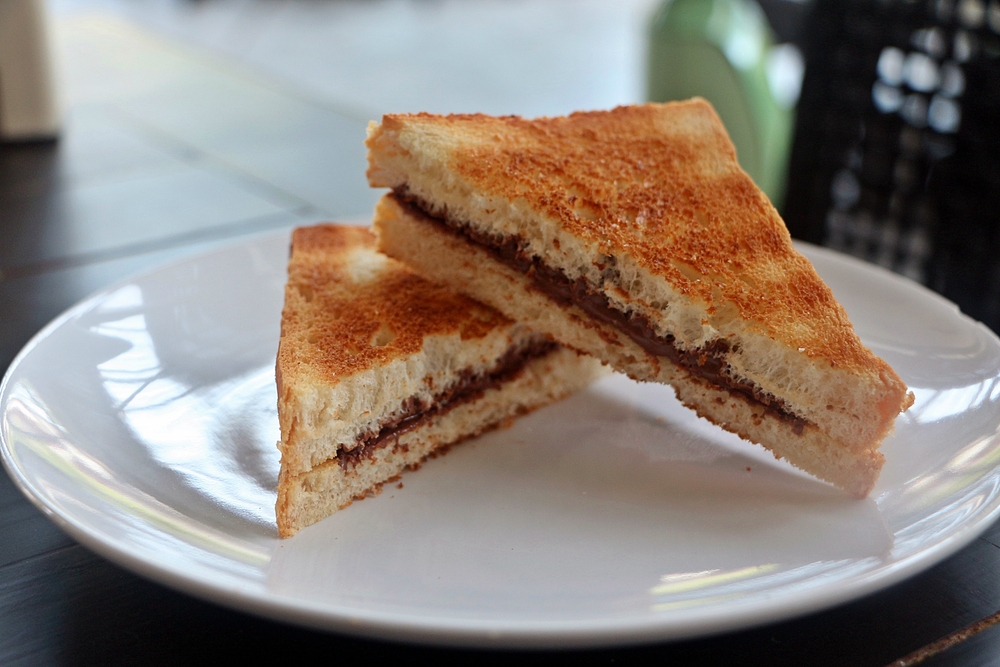 Sandwich alla nutella