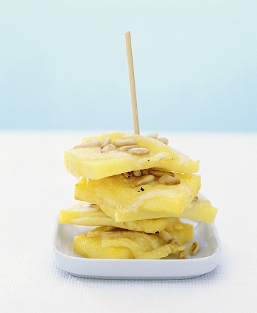 spiedini polenta gorgonzola