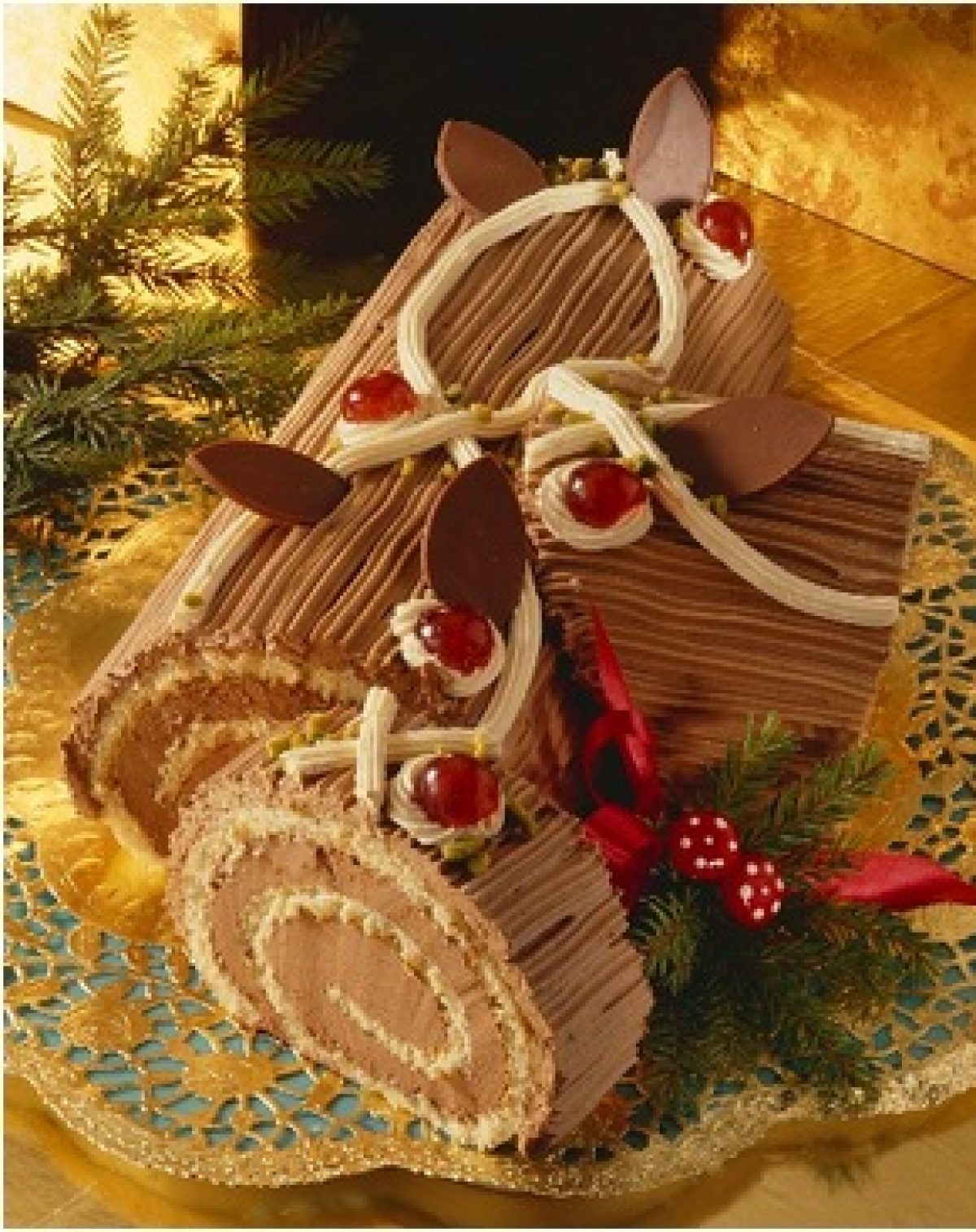 Ricetta Bimby Tronchetto Di Natale.Tronchetto Di Cioccolato Pourfemme