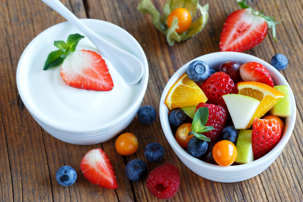 Yogurt con macedonia