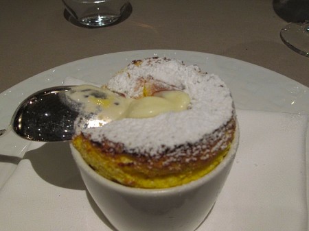 souffle al cioccolato bianco