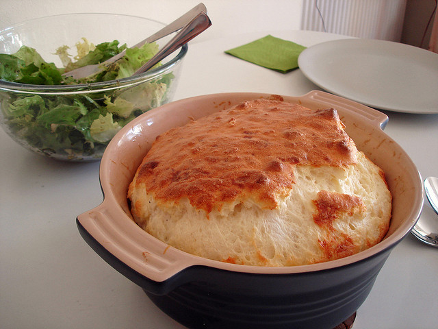 Soufflè ai funghi