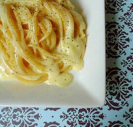 spaghetti al gorgonzola