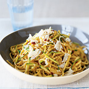 spaghetti con le zucchine saporite