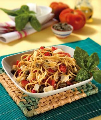 Spaghetti tricolori