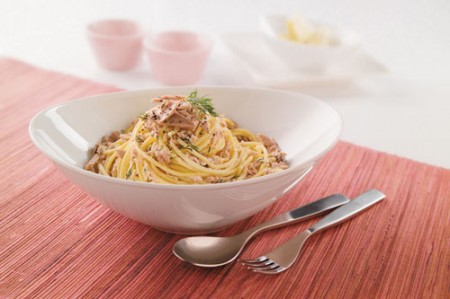 spaghetti tonno ricotta